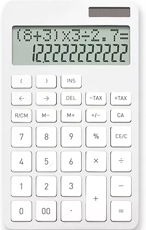 アスカ 電卓 計算式表示電卓 ()計算可 ホワイト C1258W